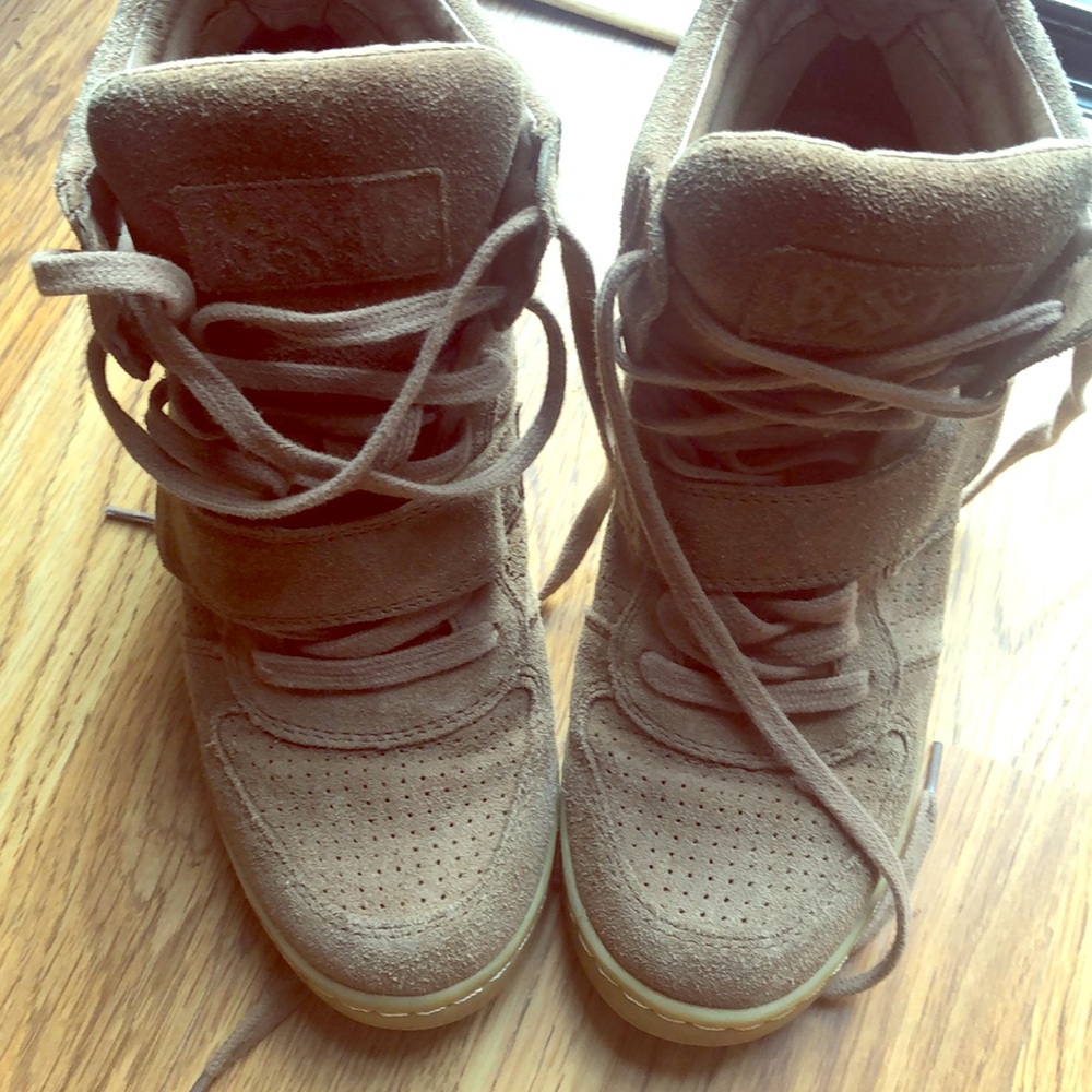Ash platform sneakers